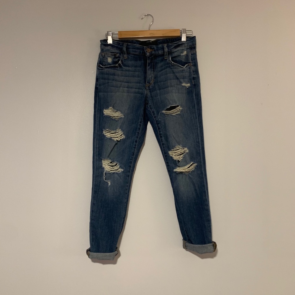 Joe’s distressed jeans
